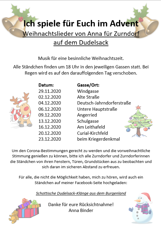 Adventständchen am Dudelsack 2020