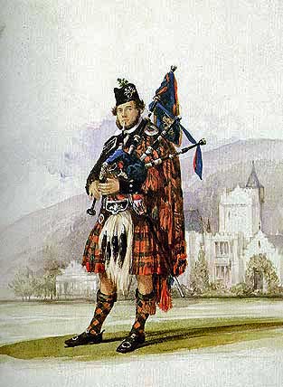 Angus MacKay, gezeichnet von William Wyld um ca 1852